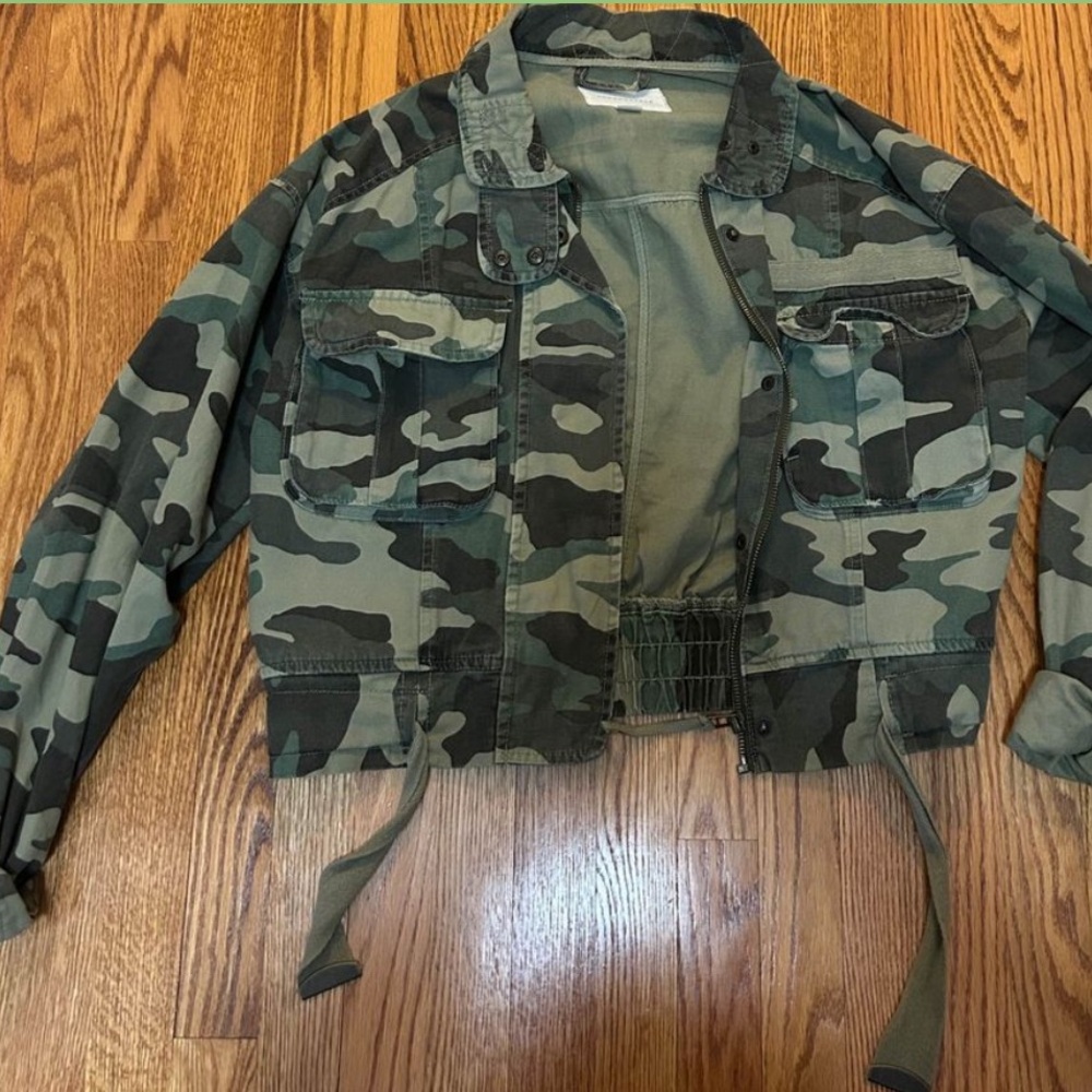 Camo Bomber Jacket